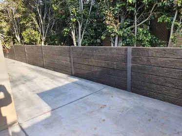 Garden retaining wall, Darling Downs