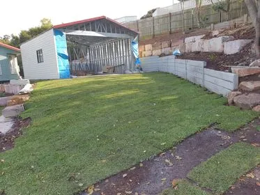 RAH crew setting wall panels